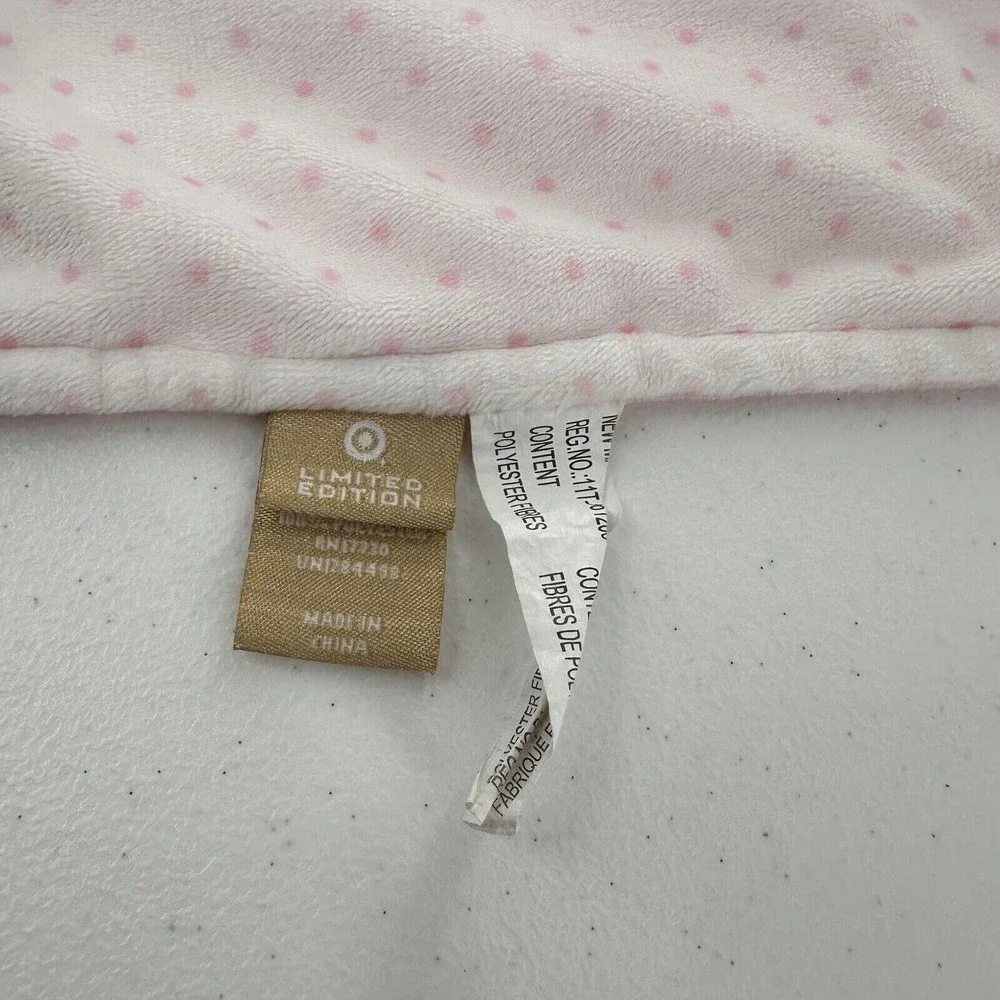 Target Limited Edition Pink‎ Bunny Lovey Security Blanket Baby Girl Gift Easter